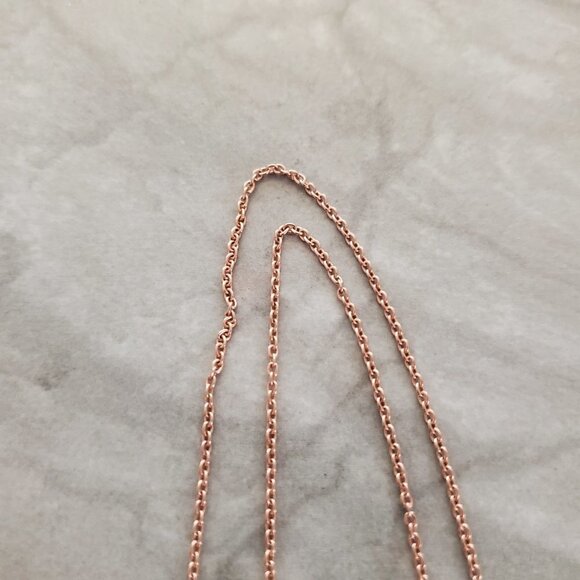✨ Stella and Dot Fine Chain Rose Gold Modern Minimalist Dainty Necklace ✨ - Picture 6 of 9